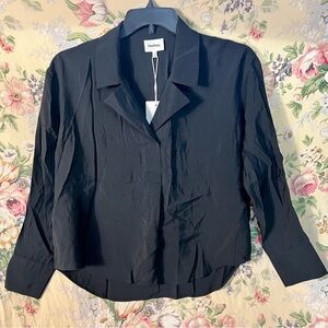 Darling Black Button Down Shirt